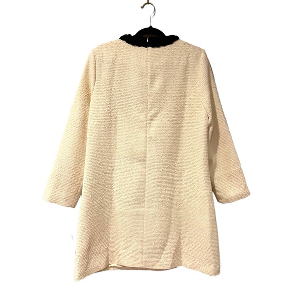 Tuckernuck Cream Tweed Long Sleeve Jackie Dress (L) - Picture 8 of 13